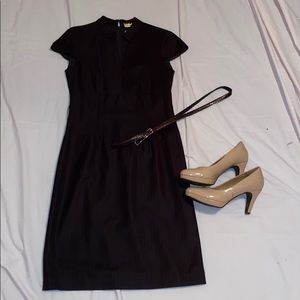 Brown Business Dress